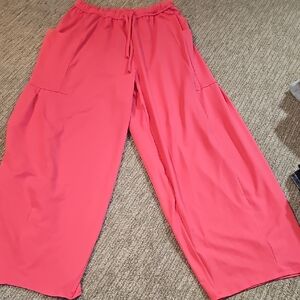HALARA Vibrant Pink Casual Cargo Pants